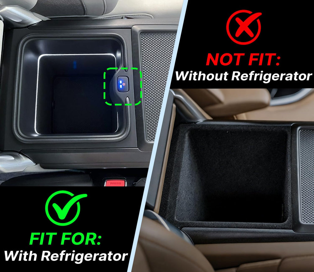 Anti-slip base keeps items secure in the JYMAOYI Range Rover refrigerator organizer