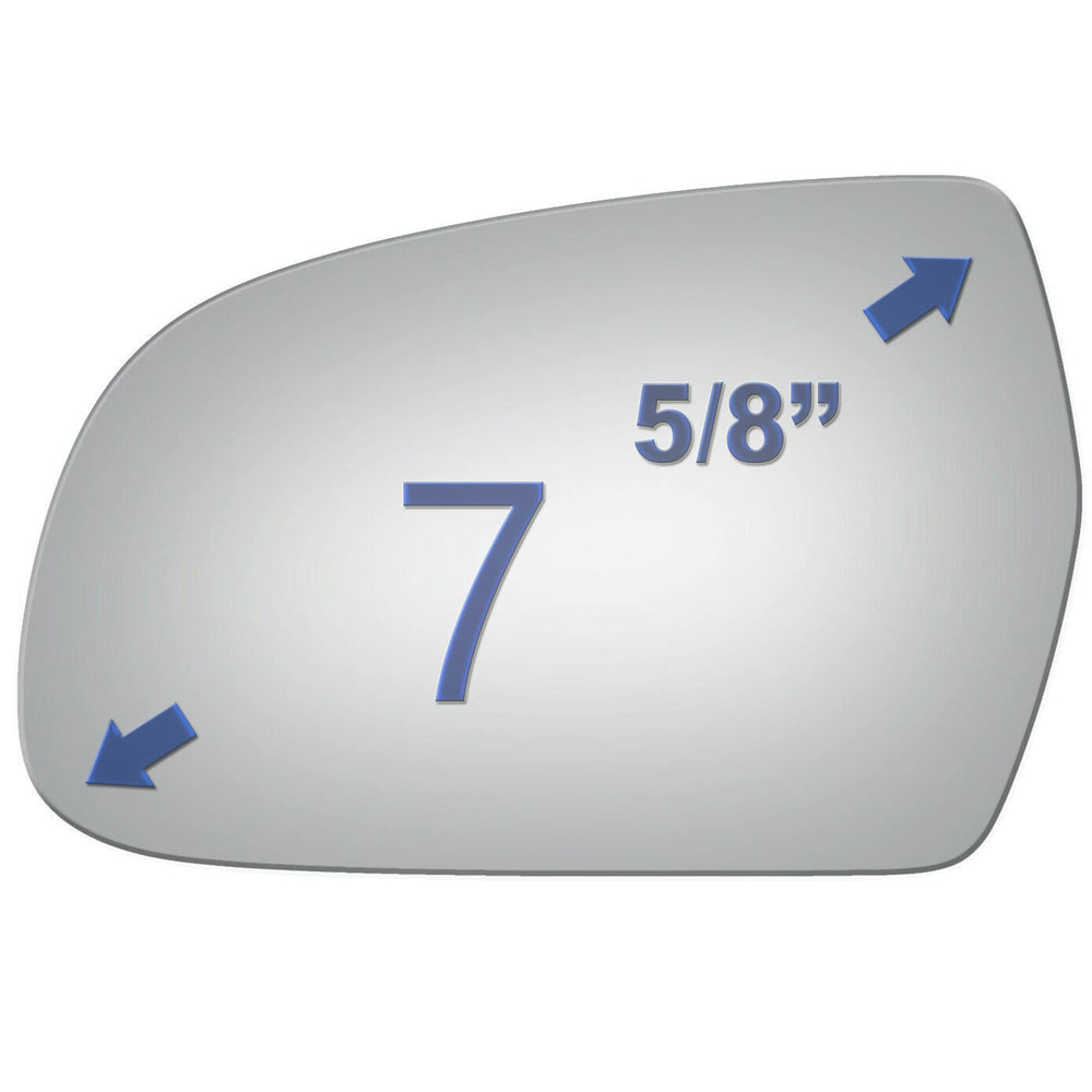 JZSUPER adhesive pads included for secure, quick installation of the mirror glass