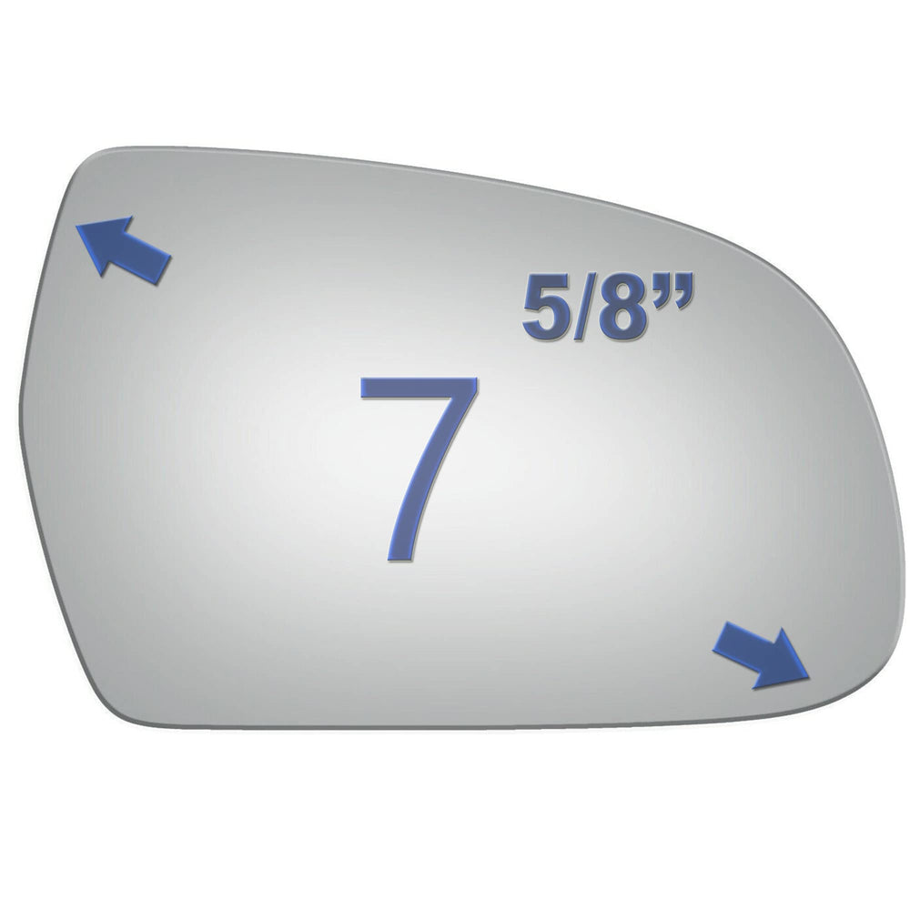 JZSUPER convex right side mirror glass for Audi RS5 S4 S5 with wider view