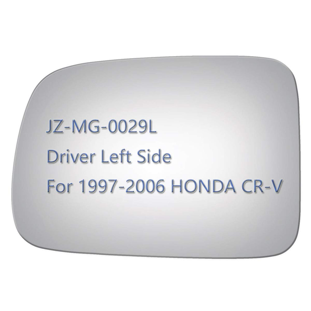 JZSUPER CR-V driver-left mirror glass 1997–2006 exterior replacement for clear rear visibility