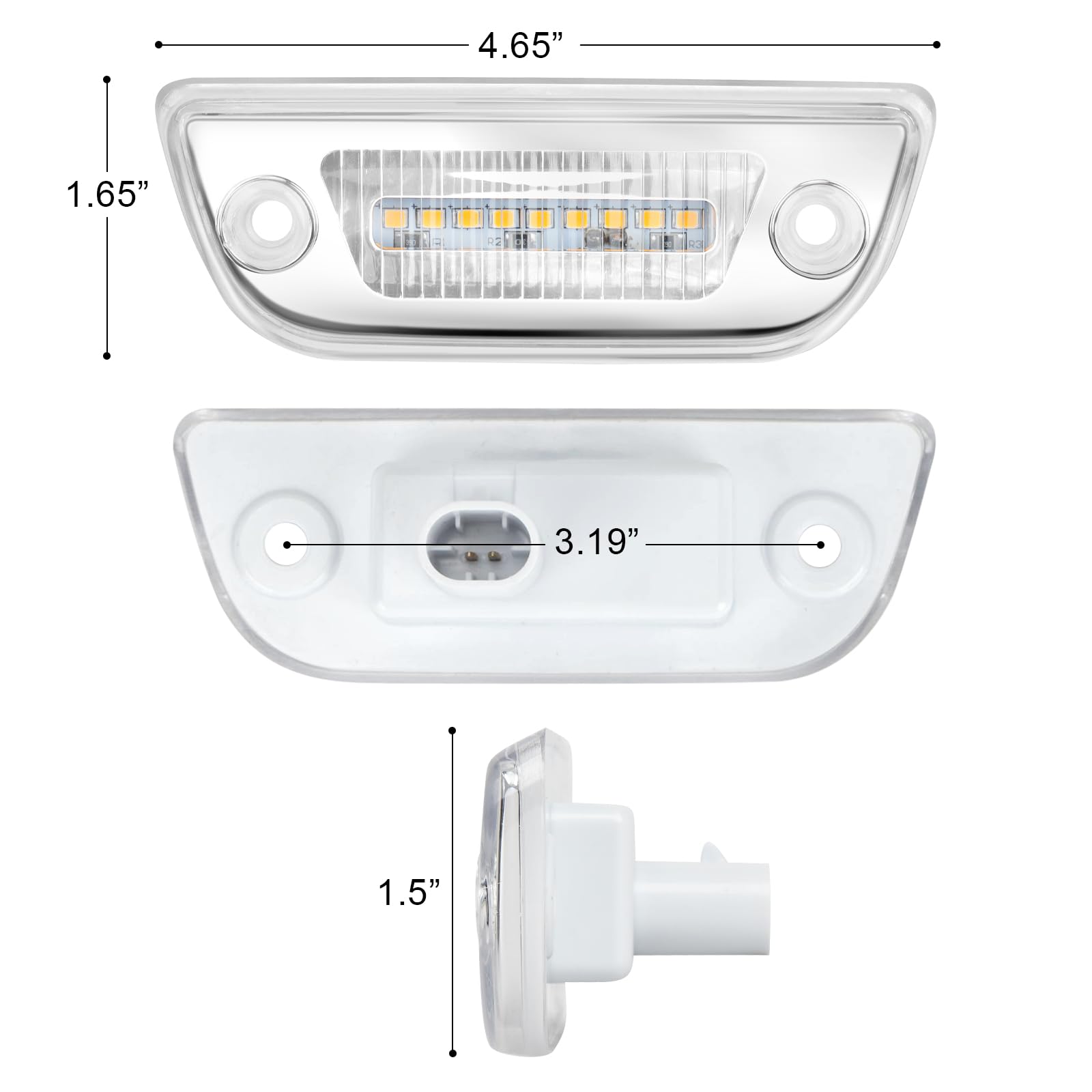JZYZQBX compatible cab marker works with Kenworth T680 T770 T880 and Peterbilt 579.