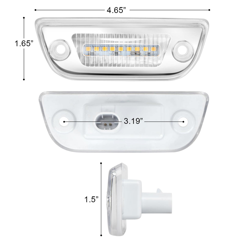 JZYZQBX compatible cab marker works with Kenworth T680 T770 T880 and Peterbilt 579.