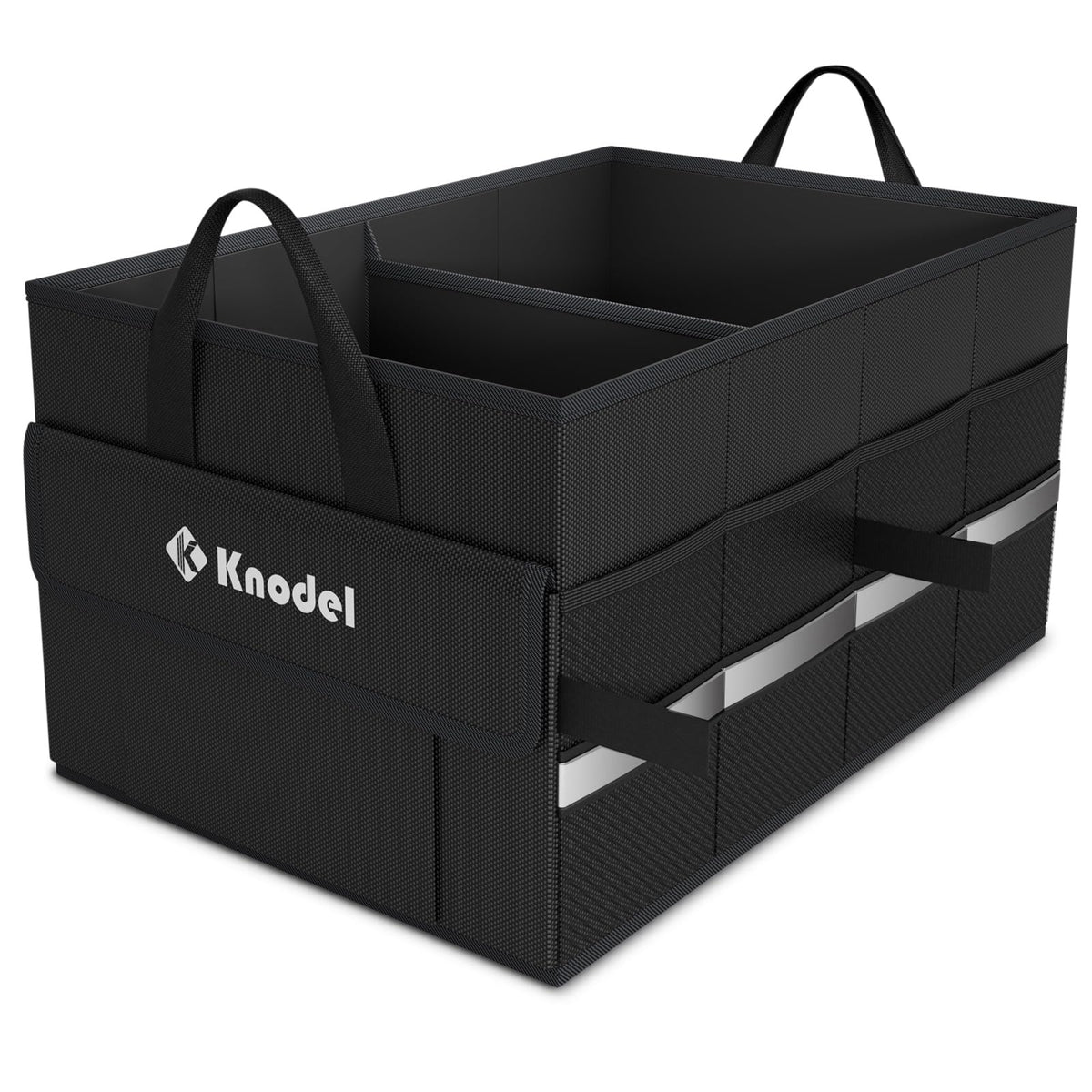 K KNODEL trunk organizer compact design keeps cargo organized on the go.