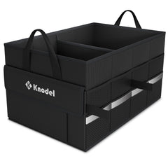 K KNODEL trunk organizer compact design keeps cargo organized on the go.