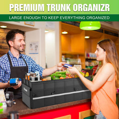 K KNODEL trunk organizer uses durable 600D fabric for long-lasting use.