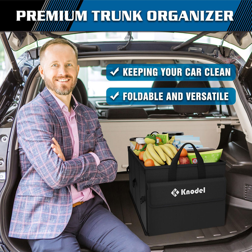 K KNODEL organizer on non-slip bottom, preventing sliding during travel