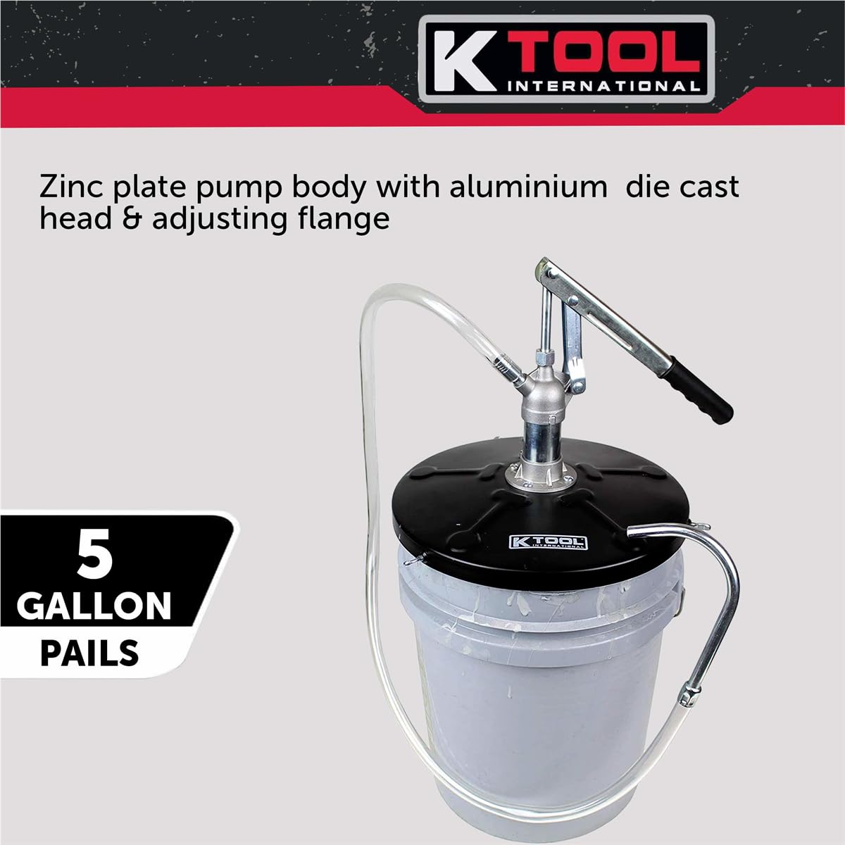 K Tool International 73993 delivers 60 ml per stroke for faster transfers