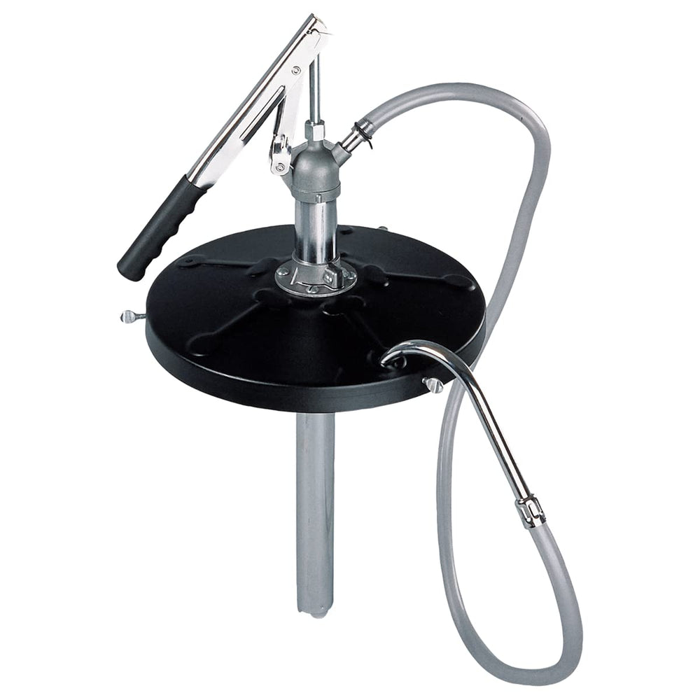 K Tool International 73993 lever-action pump in use for quick oil transfer