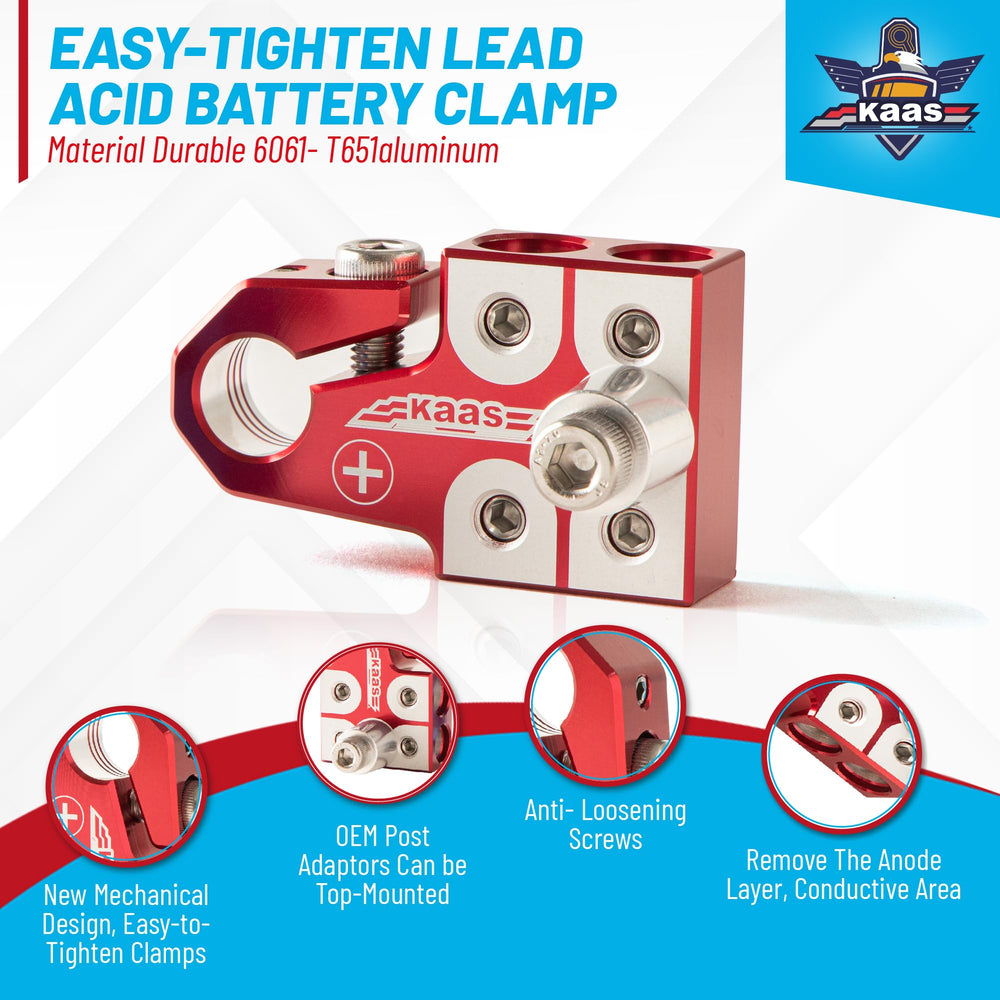 Kaas top post adapter enabling seamless installation on SAE/DIN/EN posts.