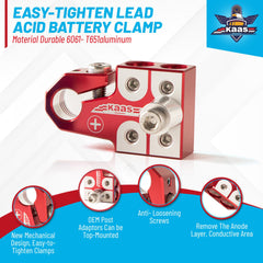 Kaas top post adapter enabling seamless installation on SAE/DIN/EN posts.