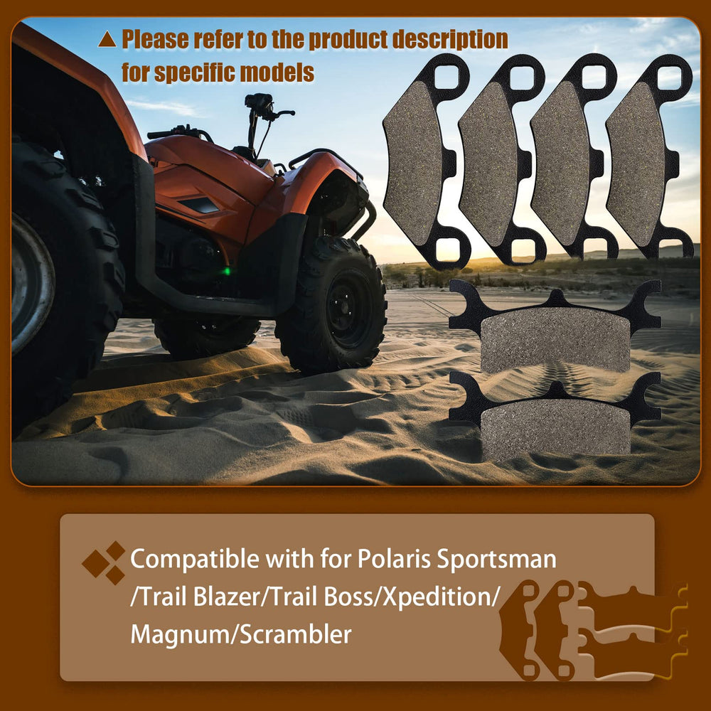 Kabing easy-install brake pad for Polaris Magnum 325, quick replacement and secure fit