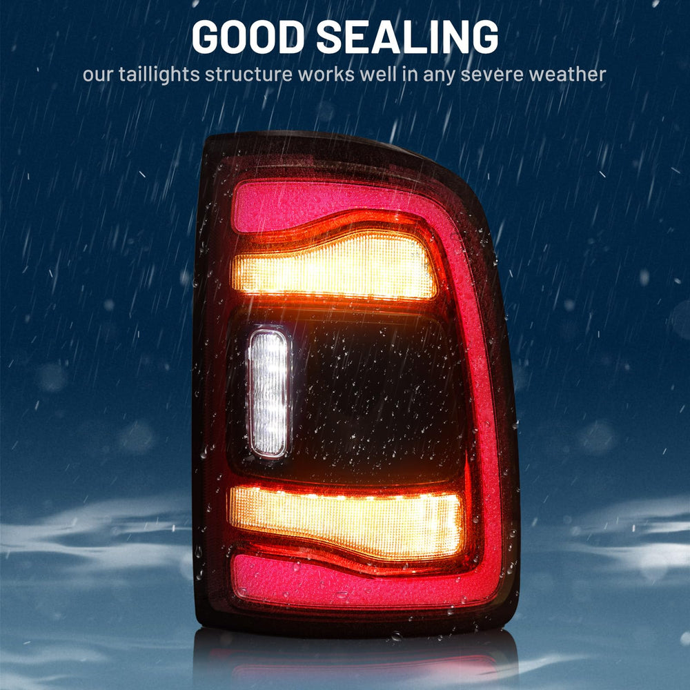 KACHIR waterproof and dustproof tail light for Dodge Ram improves durability