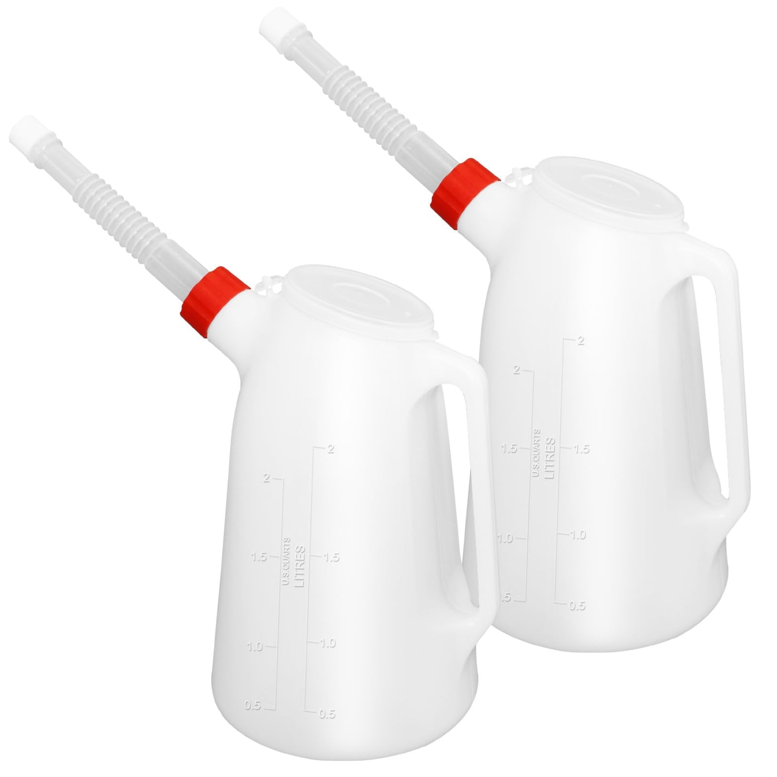 Kackaidi oil jug front view for easy refueling and storage.