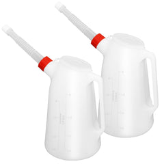 Kackaidi oil jug front view for easy refueling and storage.