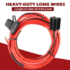 KACOLA color-coded wiring harness enables quick, error-free installation.