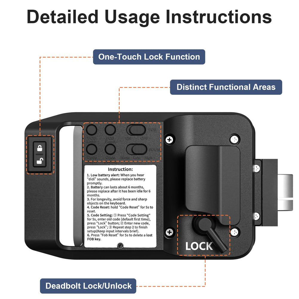KACOLA ergonomic handle design for comfortable one-handed operation.