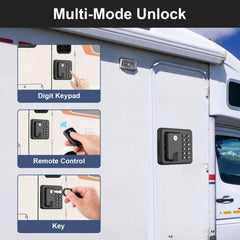 KACOLA remote key fob for wireless unlock up to 60 feet.