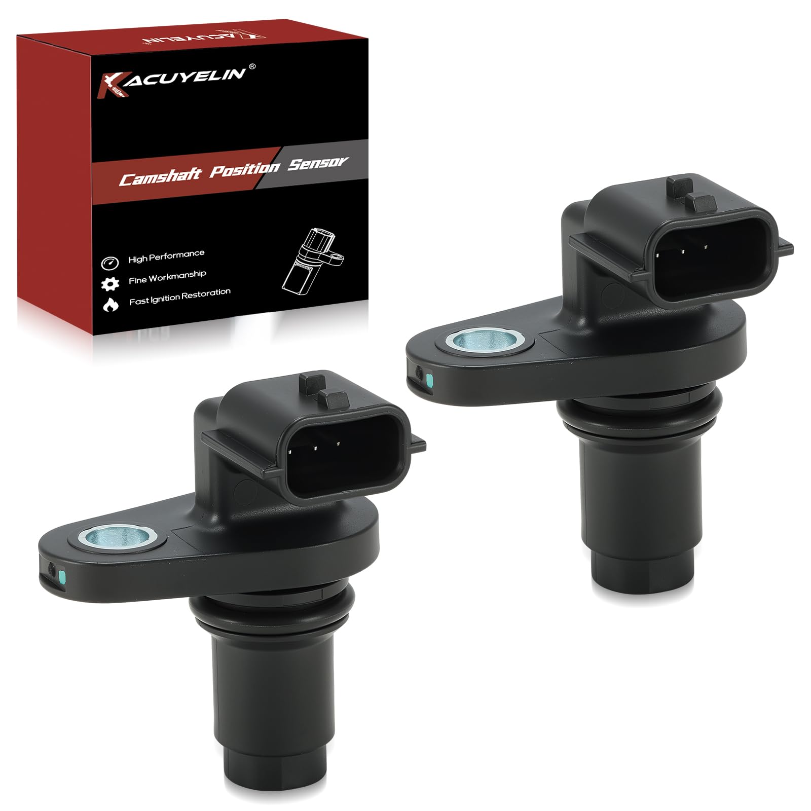 KacuYelin camshaft sensor set for Nissan/Infiniti with precise timing data.
