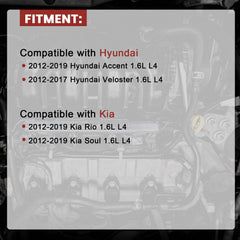 KacuYelin Iridium spark plugs for Kia Rio, side view, reliable starts