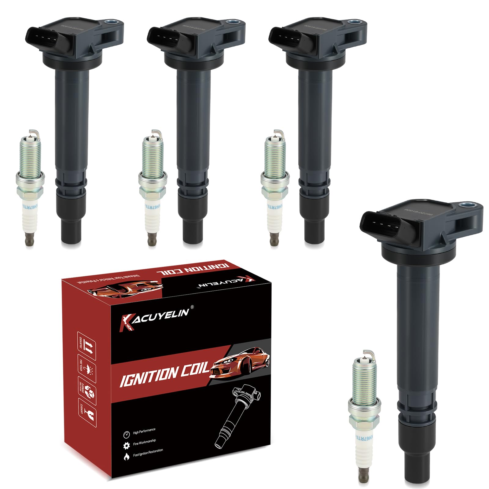 KacuYelin UF487 ignition coil pack with copper windings for stable ignition in 2.5L engines