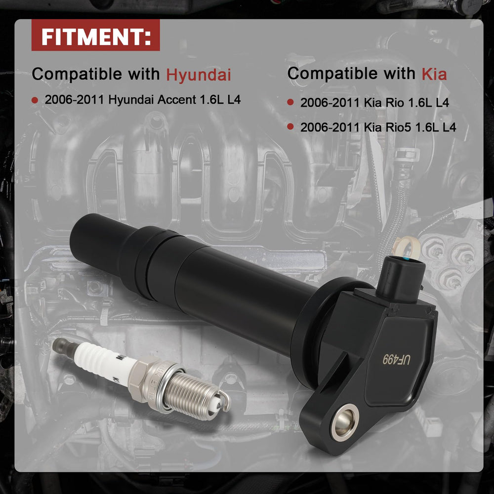 KacuYelin UF499 coil pack assembly showing stable voltage.