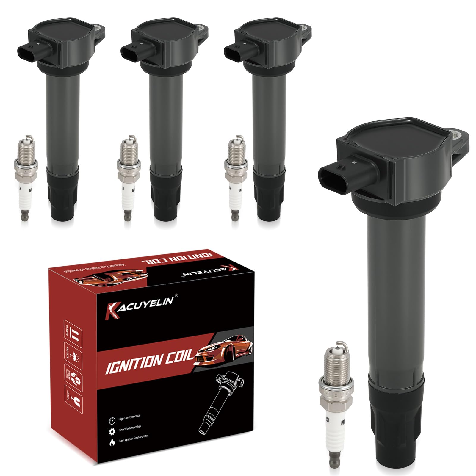 KacuYelin UF557 ignition coil pack ready for installation improving reliability.