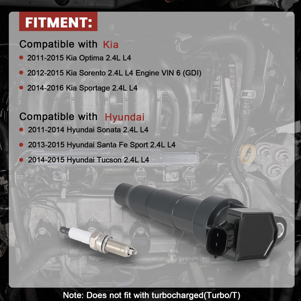 KacuYelin UF611 iridium spark plugs with precision tips.
