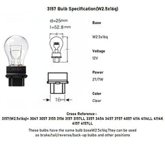 Kadiby halogen 3157 installation-friendly bulb, CANbus-free performance.