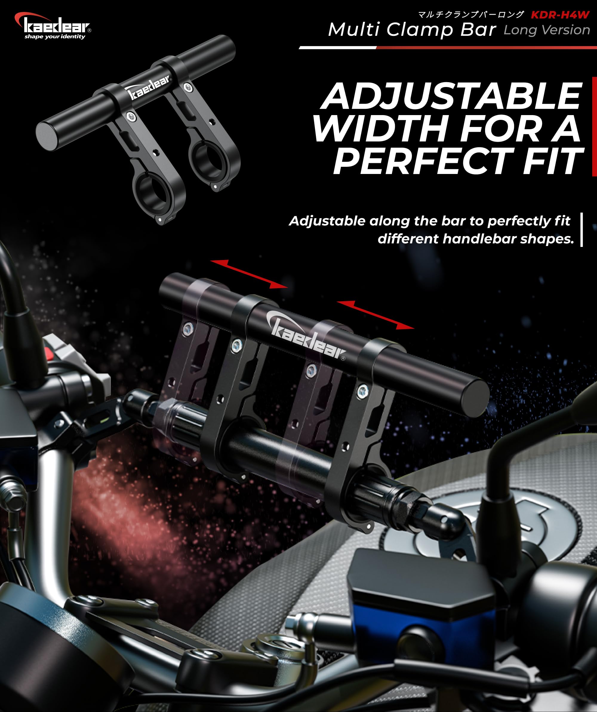 Kaedear KDR-H4W aluminum alloy mount delivers durable, lightweight support