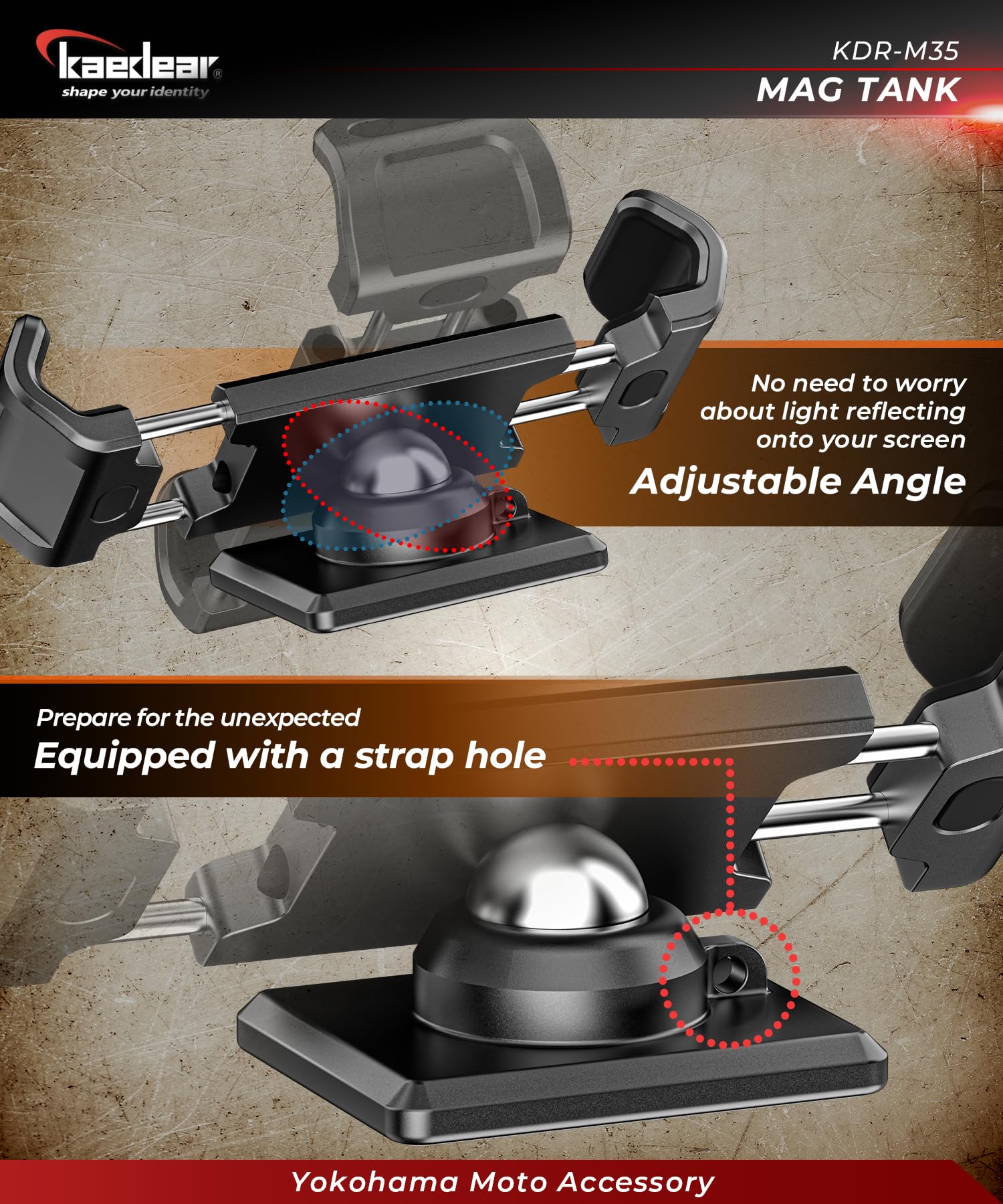 Kaedear Mag Tank durable aluminum and stainless steel construction.