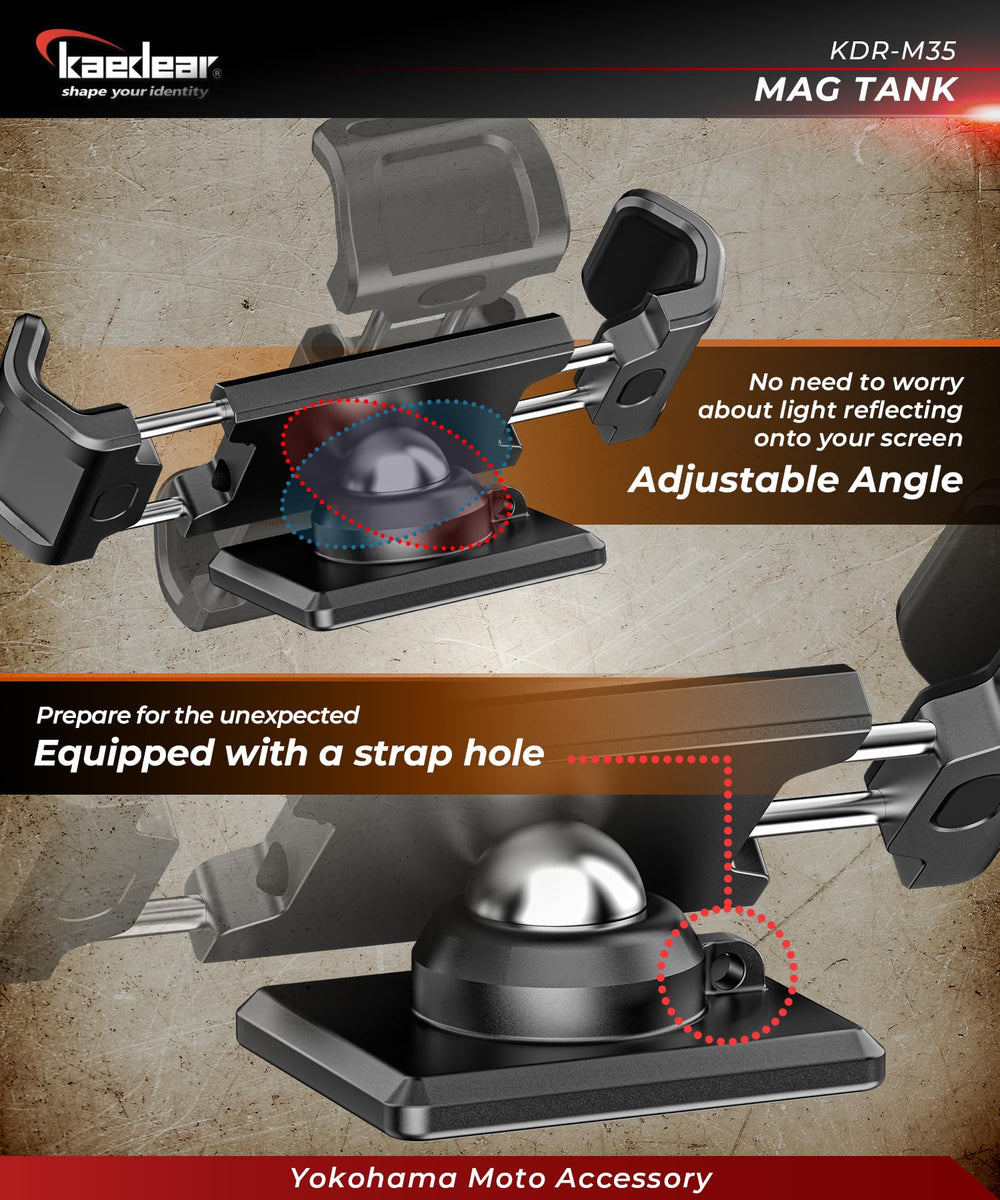 Kaedear Mag Tank durable aluminum and stainless steel construction.