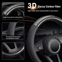 Kafek breathable microfiber leather texture provides a cool, comfortable grip for daily drives
