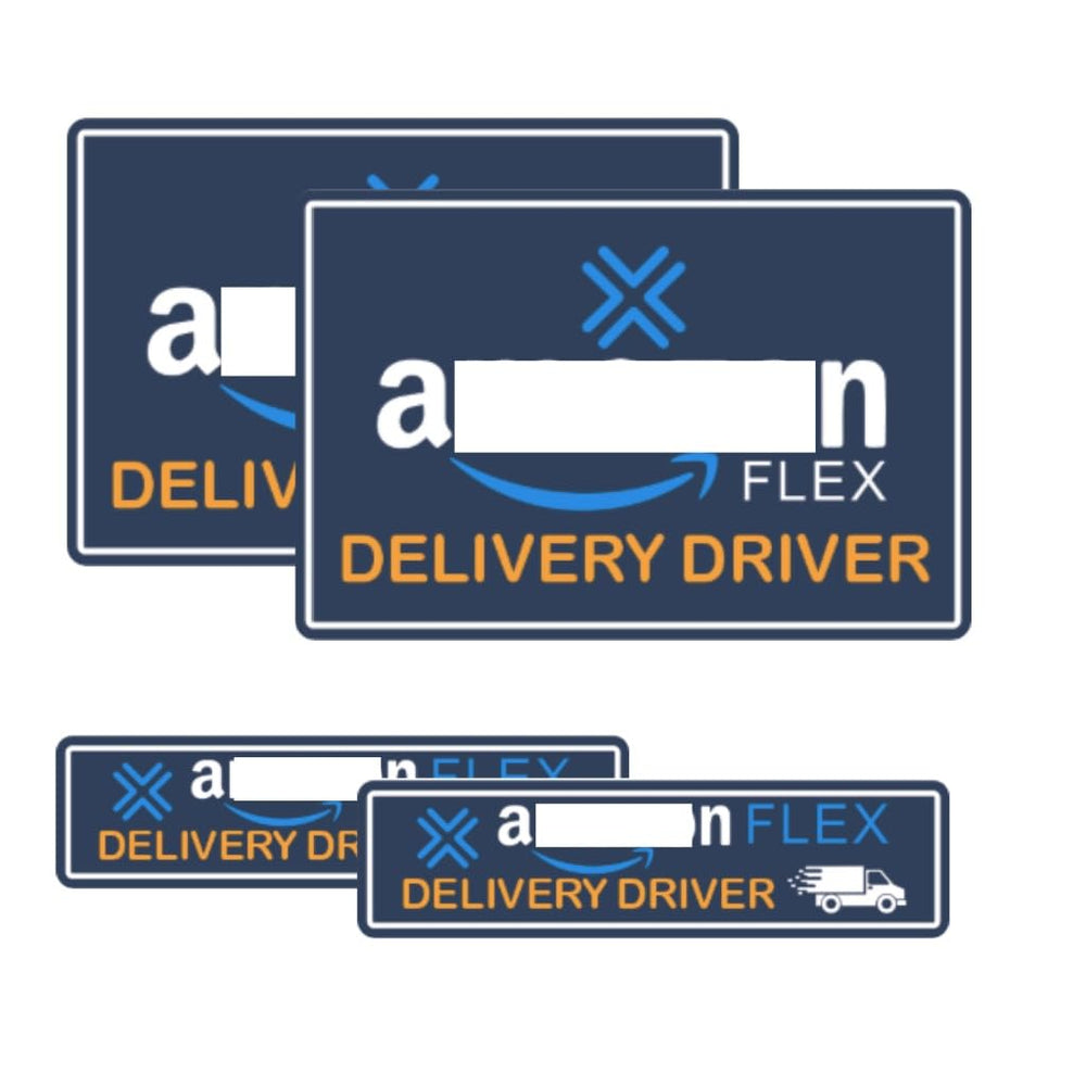 Kahedincy Flex Driver large magnet 11.8x7.87 inches for high visibility on delivery vehicles.
