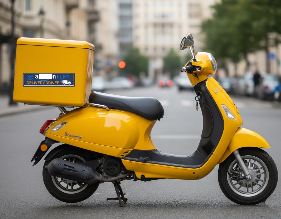 Kahedincy reflective design closeup highlights bright, day-and-night visibility for professional delivery signage.