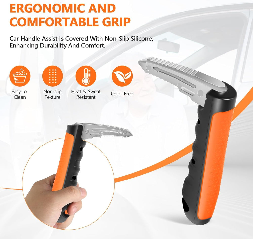 Kaiedos car door handle ergonomic palm grip designed for comfort