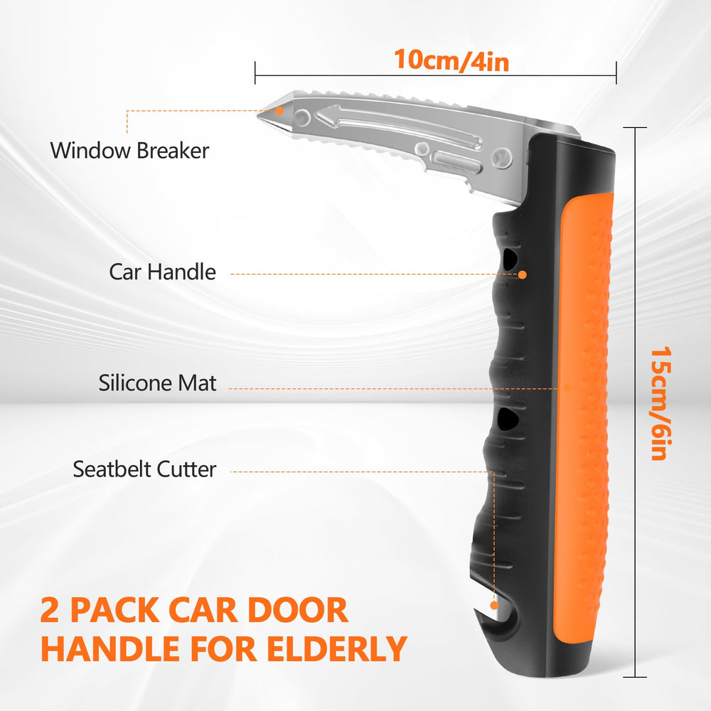 Kaiedos orange 2 pack car door handles ready for caregivers