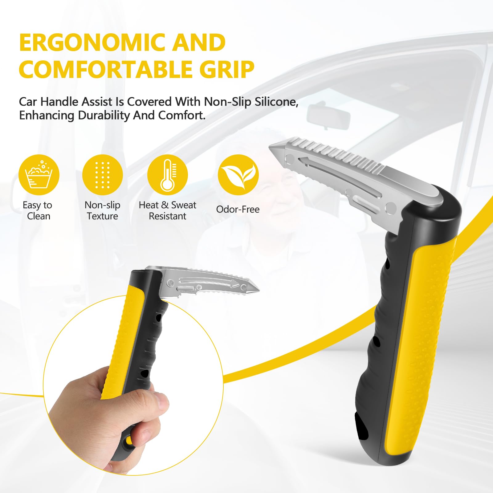 Kaiedos portable auto cane is compact and glove box friendly.