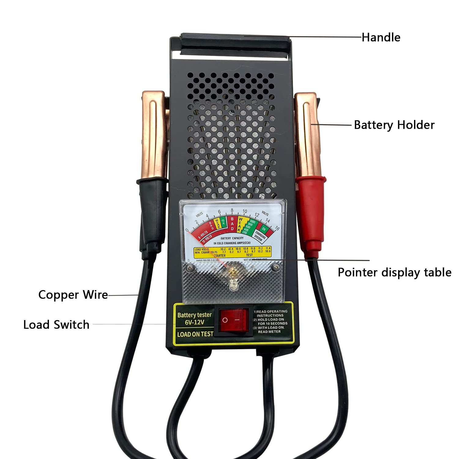 Kaiheng copper clip grips ensure secure connections during load testing.