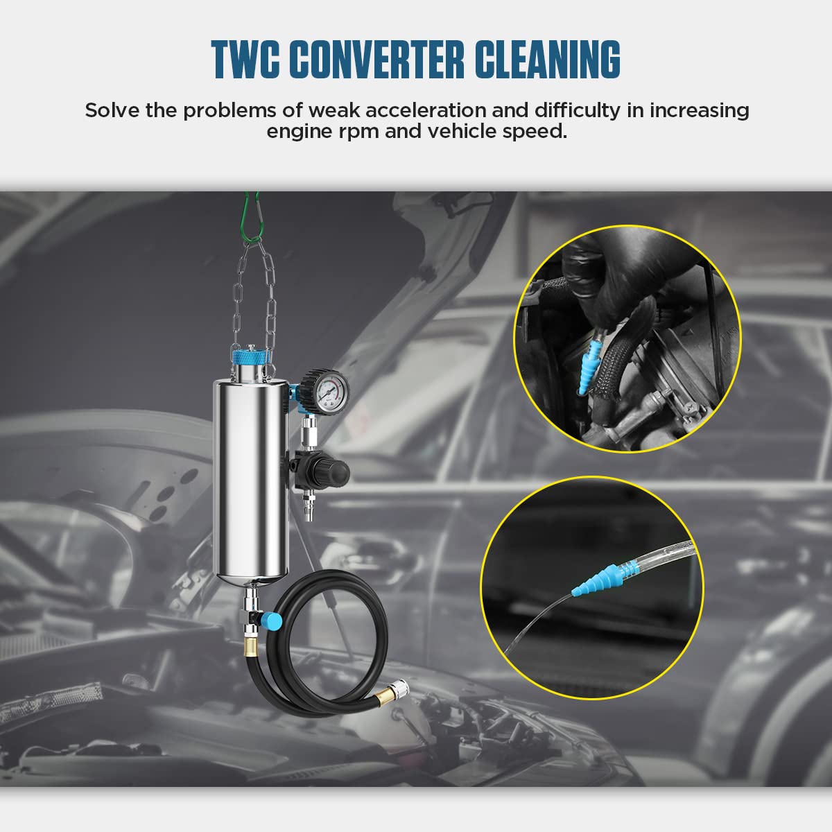 KAISAL anti corrosion adapters ensure secure connections during cleaning