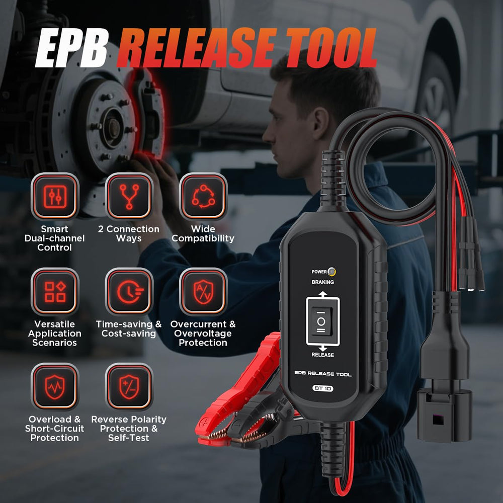 KAISAL EPB Release Tool connection ports enable versatile vehicle compatibility across many models.