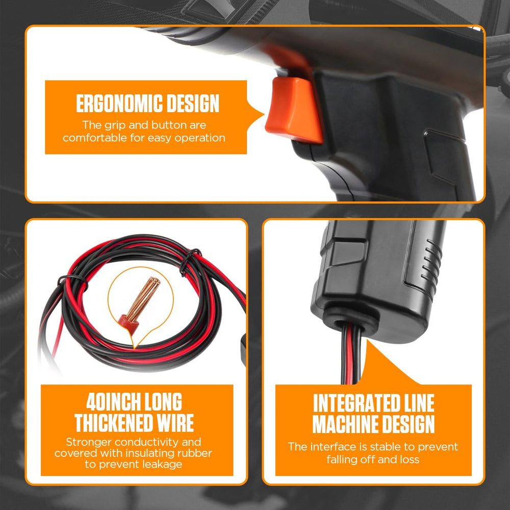 KAISAL Timing Light with reverse polarity protection safeguards the device and battery.