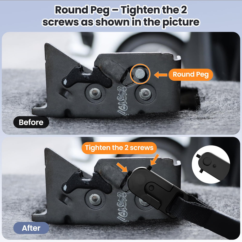Kaishengyuan installation steps illustrate tool-free setup on Ford trucks