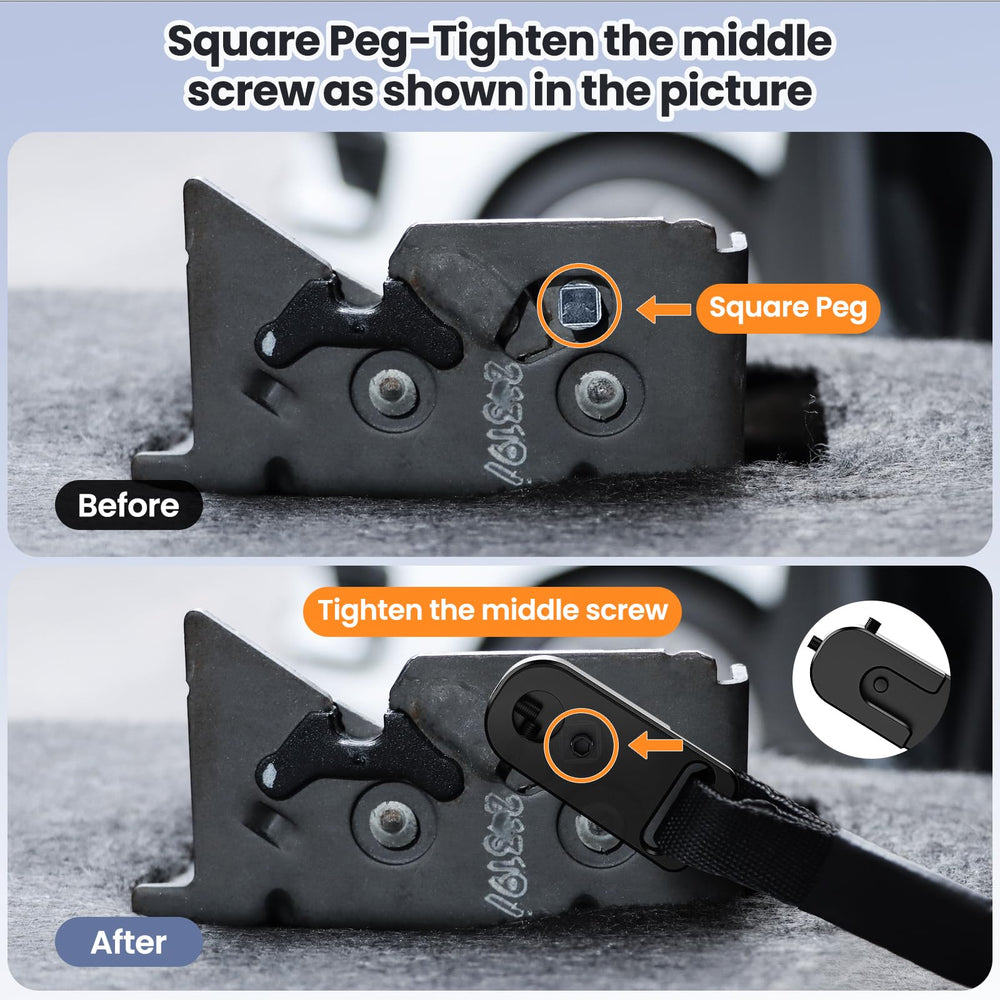 Kaishengyuan round and square head compatibility ensures latch integration