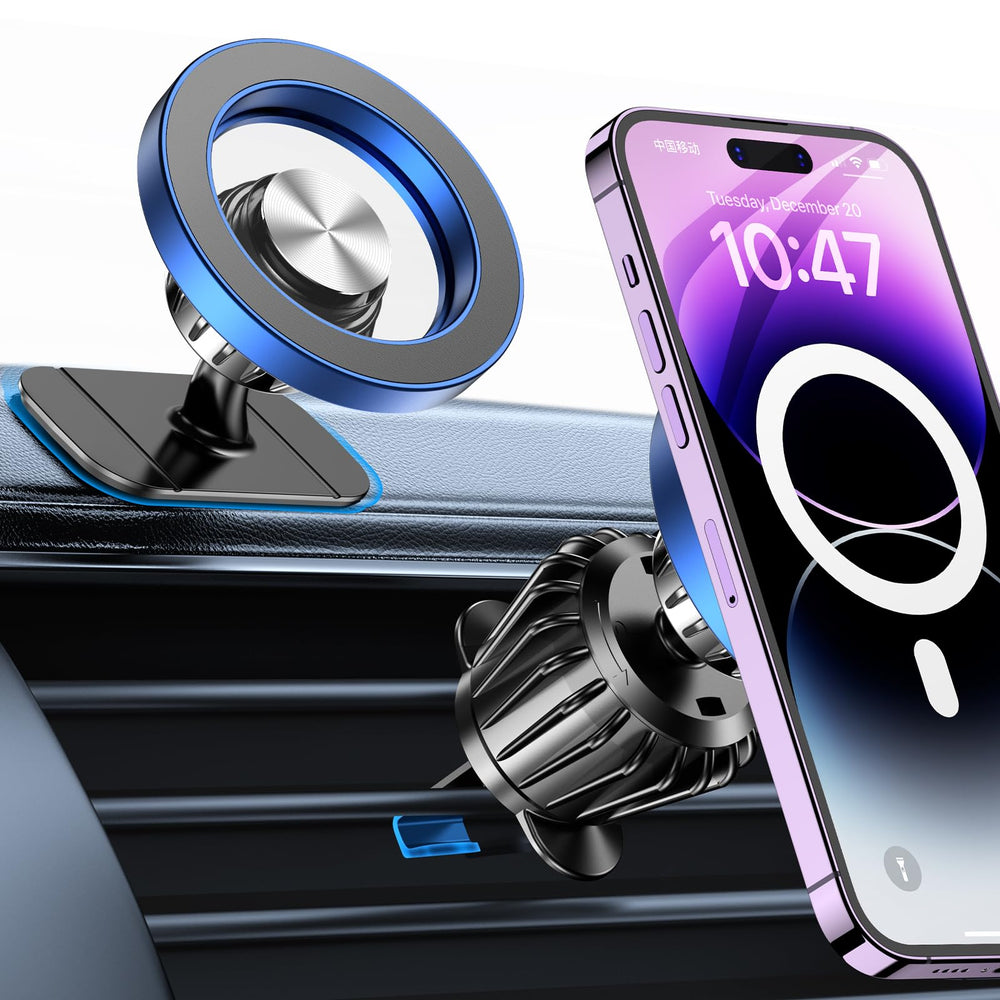 Kaistyle Magsafe car mount strong magnets securing device during drive
