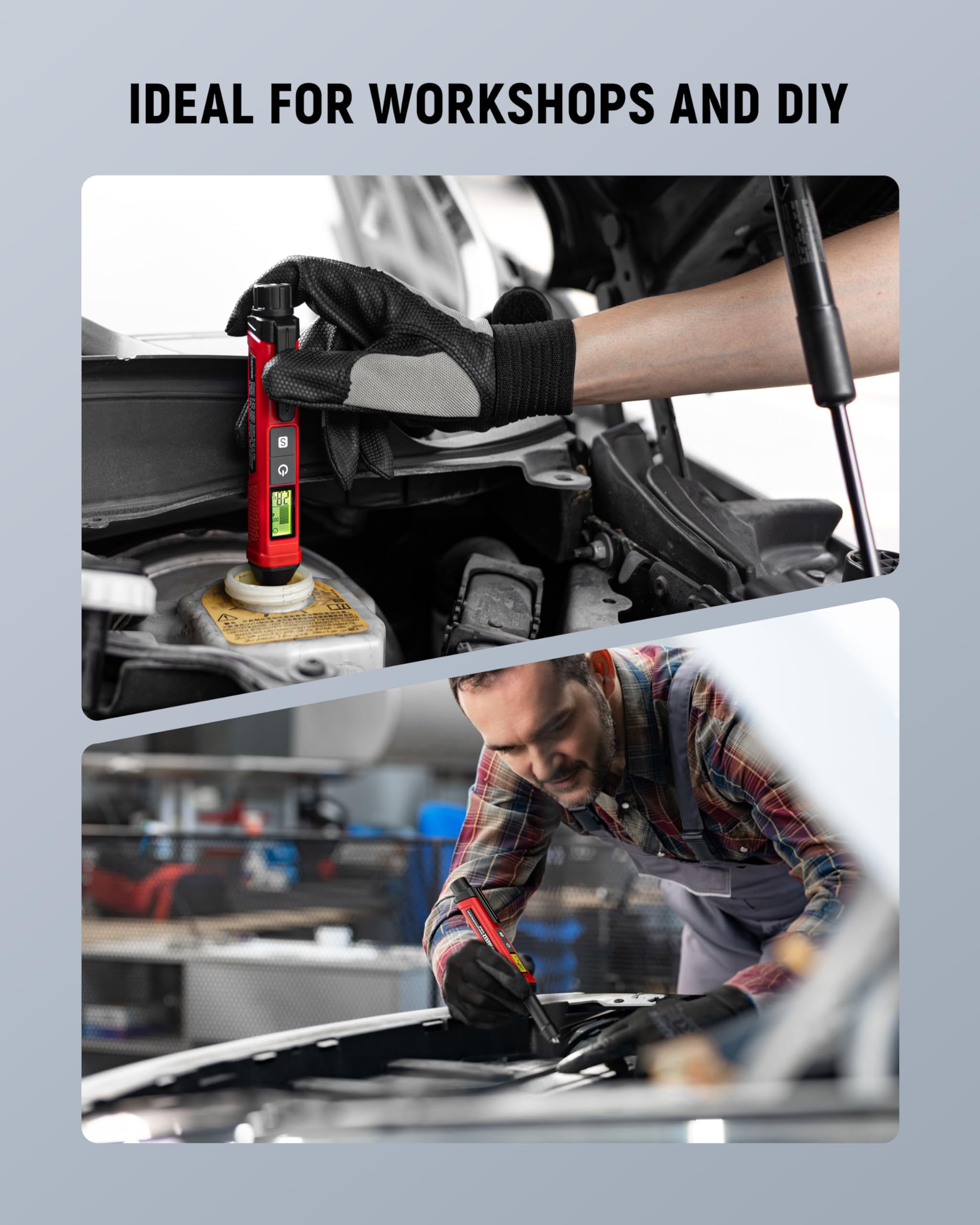 Kaiweets durable corrosion-resistant probe supports frequent maintenance testing.