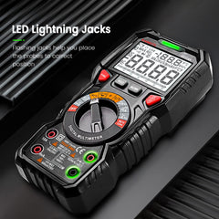KAIWEETS HT118A probes connected for accurate voltage and current testing