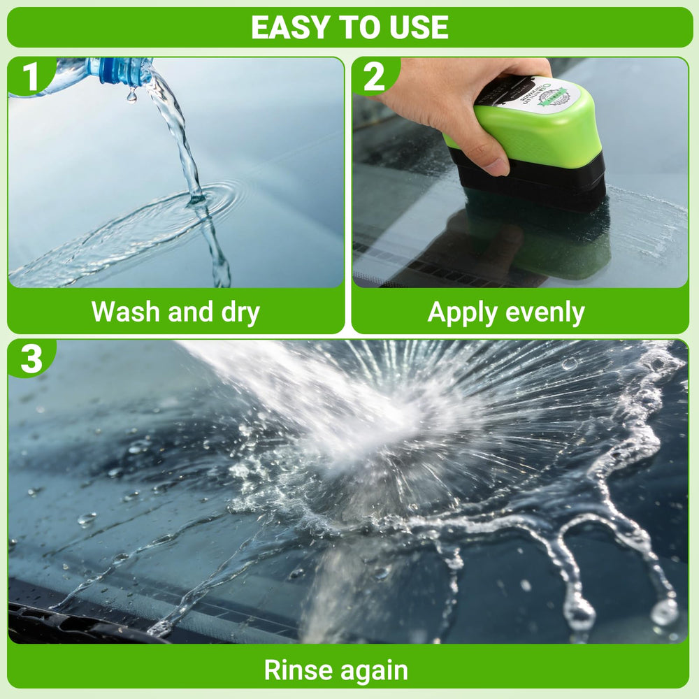Kaiyunsheng car window oil film remover cleans glass while preserving clarity