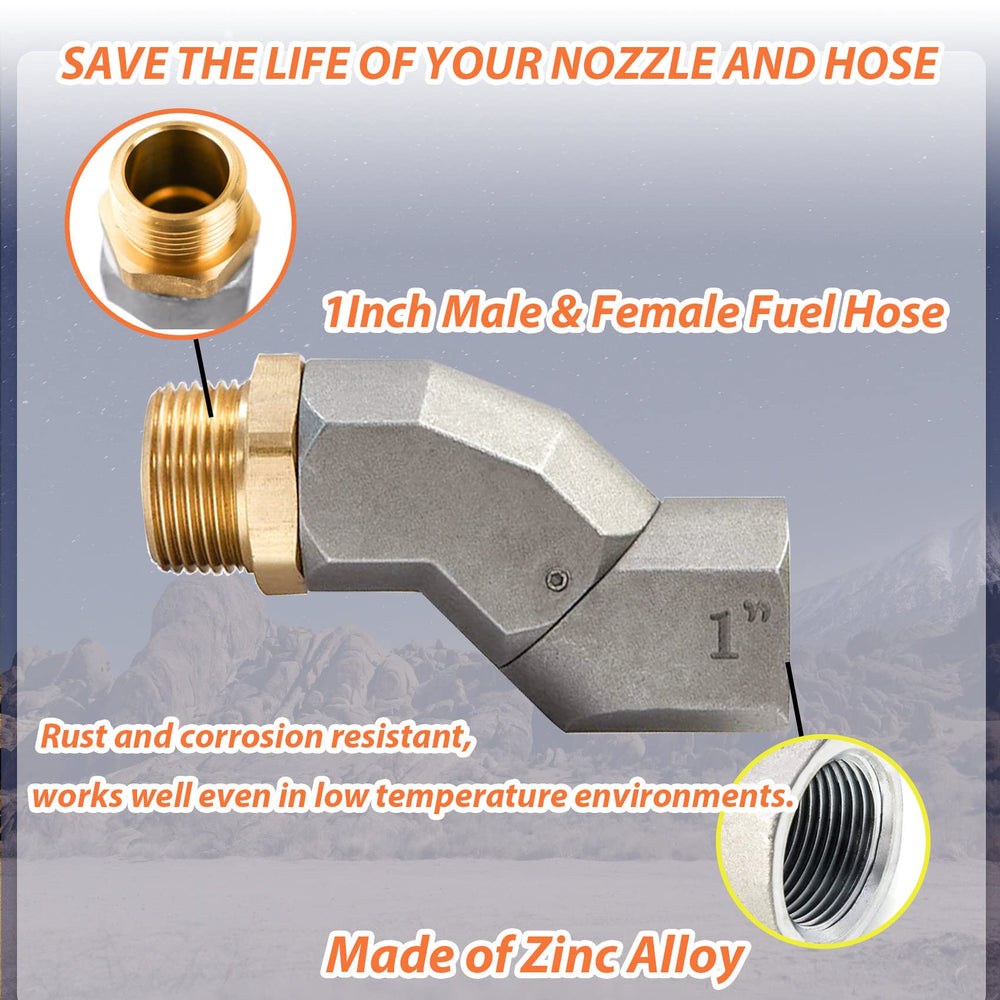 KALAGEEN 1 inch NPT fuel swivel ready for easy installation and secure fit