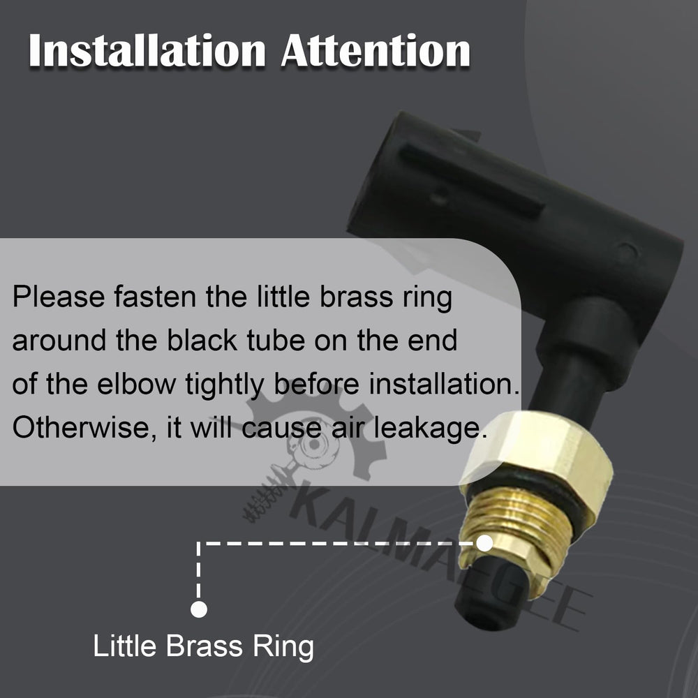 Kalmaegee air-strut elbow component highlights durable material for lasting repairs.