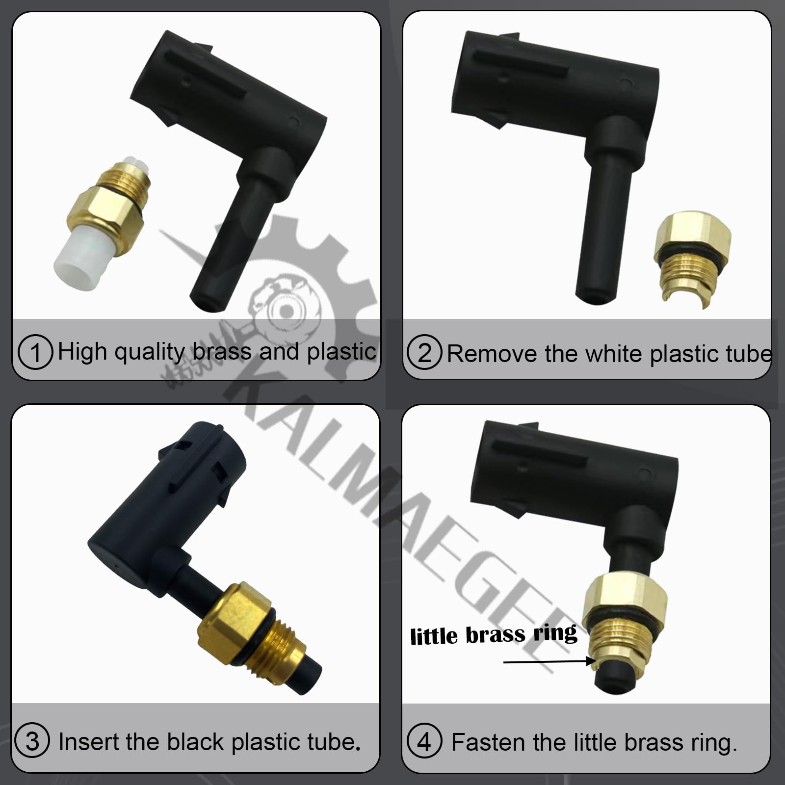 Kalmaegee elbow repair kit close-up showing sturdy connector for Grand Cherokee.